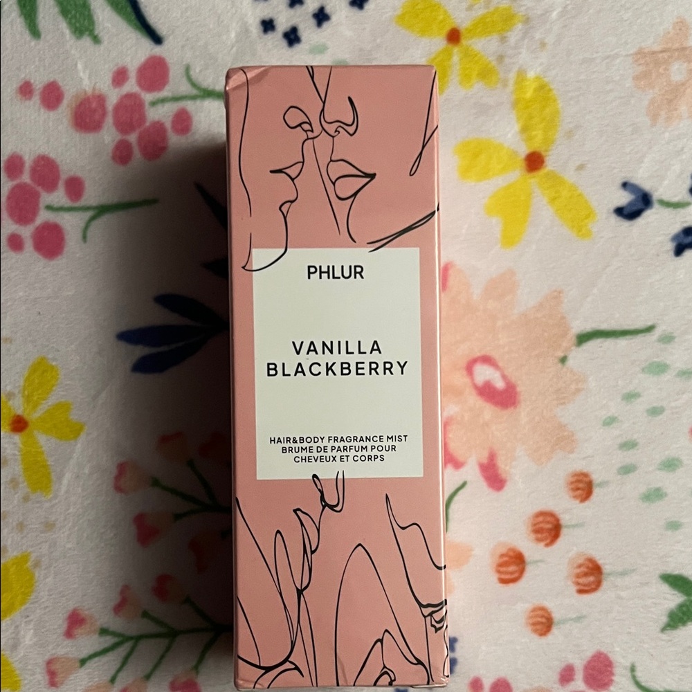 PHLUR Vanilla Blackberry Hair & Body Fragrance Mist - Pink